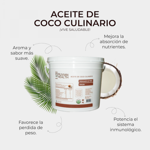 Aceite de coco orgánico, Peruvian Health Lt – Mystika • Tienda