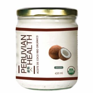 Aceite de Coco Refinado Orgánico (sin olor) <strong>450ml</strong>