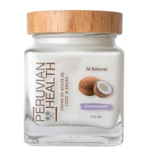 Crema de Aceite de Coco & Argán 212ml (Aroma Lavanda)