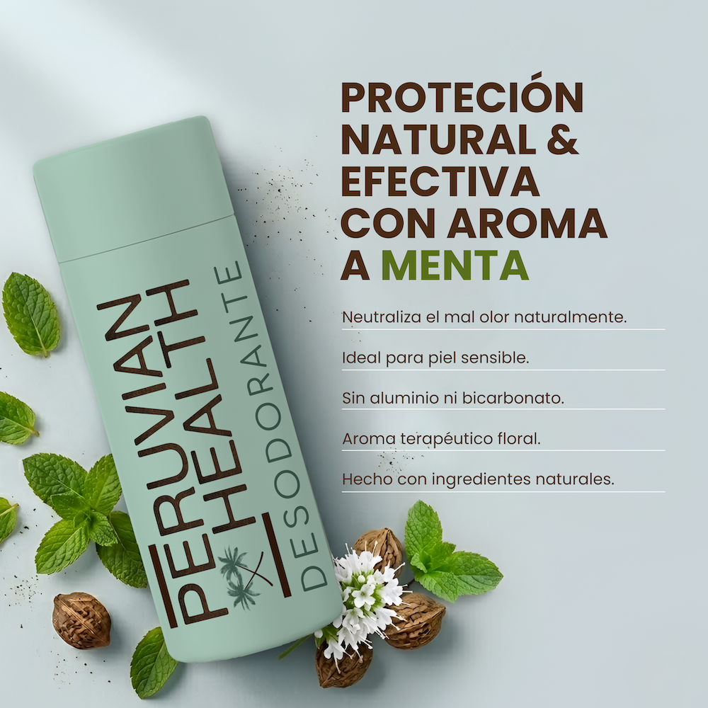 Desodorante Natural Menta (sin bicarbonato / piel sensible) 79gr - Imagen 2